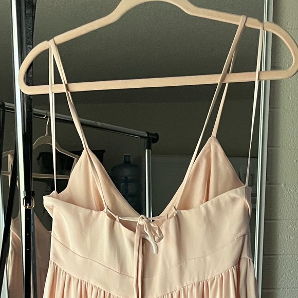 Blush floor length dress - Picture 3 of 5